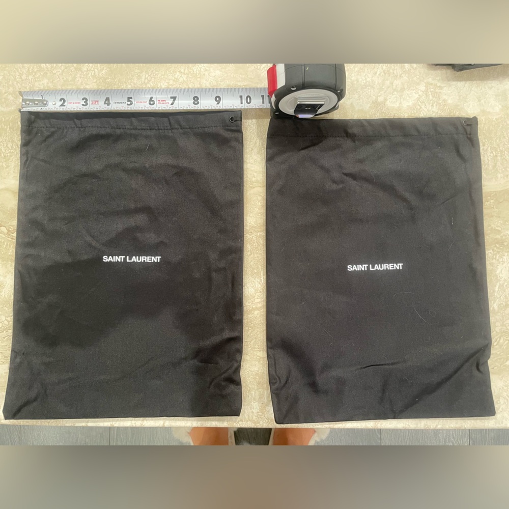 Saint Laurent Dust bags. Set of 2, use for shoes, bags, clothes, travel, etc.